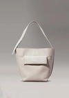Calvin Klein Smooth Medium Bucket Bag, Sand
