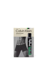 Calvin Klein Intense Power Microfibre Stretch 3 Pack Boxer Briefs, Black