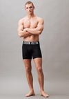 Calvin Klein Intense Power Microfibre Stretch 3 Pack Boxer Briefs, Black