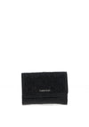 Calvin Klein Small Trifold Emblem Wallet, Black