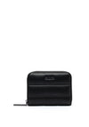 Calvin Klein Quilted Stripe Small Wallet, Black