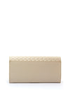 Calvin Klein Quilt Print Large Trifold Wallet, Ecru