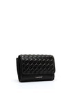 Calvin Klein Quilt Print Mini Trifold Wallet, Black