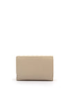 Calvin Klein Quilt Print Mini Trifold Wallet, Ecru