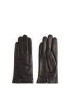 Calvin Klein Leather Gloves, Black