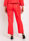 Camelot High Rise Straight Leg Trousers, Coral