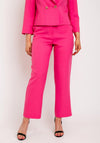 Camelot High Rise Straight Leg Trousers, Pink