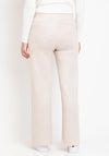 Camelot Metallic Shimmer Comfort Wide Leg Trouser, Beige