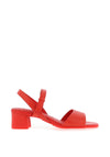 Camper Katie Block Heeled Sandals, Red