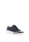 Caprice Patent Laced Trainers, Navy
