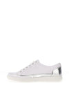 Caprice Patent Laced Trainers, White