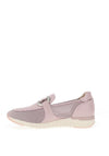 Caprice Leather Mesh Slip On Shoes, Lilac