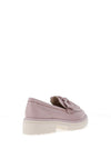 Caprice Smooth Leather Bow Loafers, Lilac