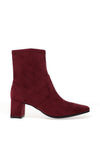 Caprice Wide Fit High Ankle Sock Boot, Wine