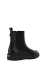 Caprice Lug Sole Chelsea Style Boots, Black
