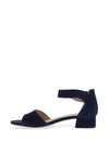 Caprice Suede Block Heel Sandals, Ocean