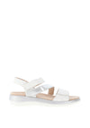 Caprice Leather Multi Strapped Sandals, White