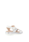Caprice Leather Multi Strapped Sandals, White