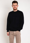 Carhartt WIP Speckled Anglistic Sweater, Dark Navy