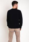 Carhartt WIP Speckled Anglistic Sweater, Dark Navy
