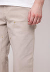Carhartt WIP Double Knee Work Trousers, Dusky Beige