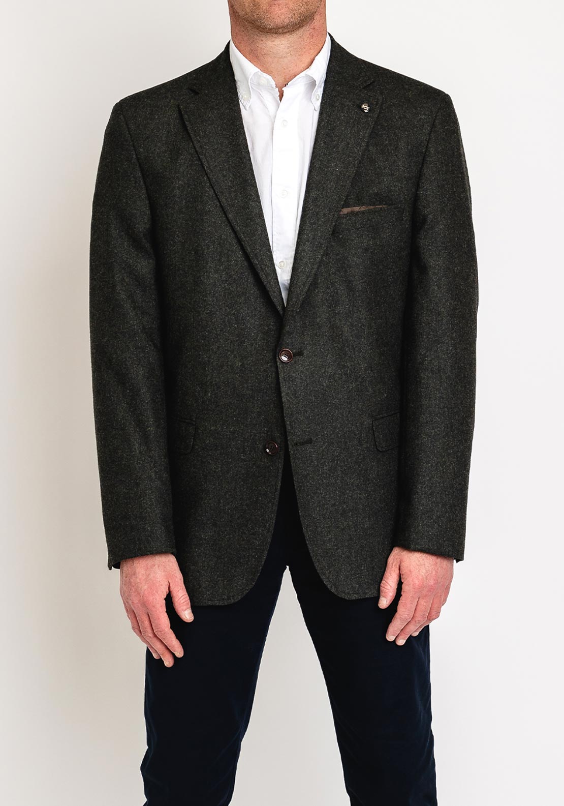 CARL GROSS Giacca Abito Shane Uomo, Nero (Black 83), Taglia 23, Vestibilità Sottile, Con Fodera Interna, Abbigliamento Elegante