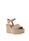 CARL SCARPA Rosella Wedge Mule Sandals, Taupe