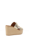 CARL SCARPA Rosini Wedge Mule Sandals, Gold