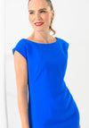 Caroline Kilkenny Sandra Asymmetric Dress, Blue