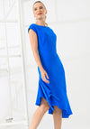 Caroline Kilkenny Sandra Asymmetric Dress, Blue