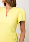Caroline Kilkenny Cloud V Neck Pencil Dress, Green