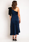 Sisters By Caroline Kilkenny Kennedy Sequin Satin Maxi Dress, Navy