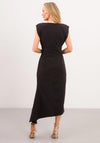 Caroline Kilkenny Adelle Asymmetric Dress, Black