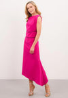 Caroline Kilkenny Adelle Asymmetric Dress, Pink