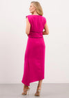 Caroline Kilkenny Adelle Asymmetric Dress, Pink