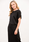 Caroline Kilkenny Ruth Asymmetric Dress, Black