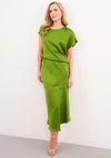 Caroline Kilkenny Ruth Asymmetric Dress, Green