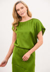 Caroline Kilkenny Ruth Asymmetric Dress, Green