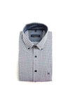 Casa Moda Diamond Print Shirt, White Multi