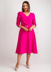 Coco Doll Veder Ruched Sleeve Dress, Pink