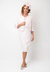 Cassandra Alta Pencil Dress and Jacket, Light Pink
