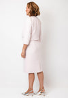 Cassandra Alta Pencil Dress and Jacket, Light Pink