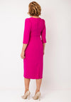 Cassandra Flower Detail Occasion Dress, Pink