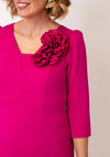 Cassandra Flower Detail Occasion Dress, Pink