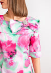 Cassandra Martha Floral Fit & Flare Dress, Pink Multi
