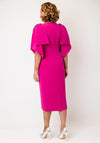 Cassandra Melody Bow Shoulder Pencil Dress, Pink