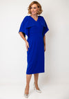 Cassandra Melody Bow Shoulder Pencil Dress, Blue