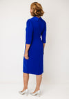 Cassandra Rhinestone Detail Pencil Midi Dress, Royal Blue