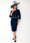 Cassandra Alta Pencil Dress and Jacket, Navy