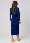 Casting Ruched Jersey Panel Pencil Dress, Blue